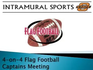 4-on-4 Flag Football Captains Meeting