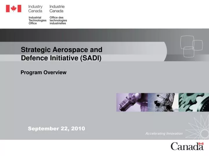 strategic aerospace and defence initiative sadi