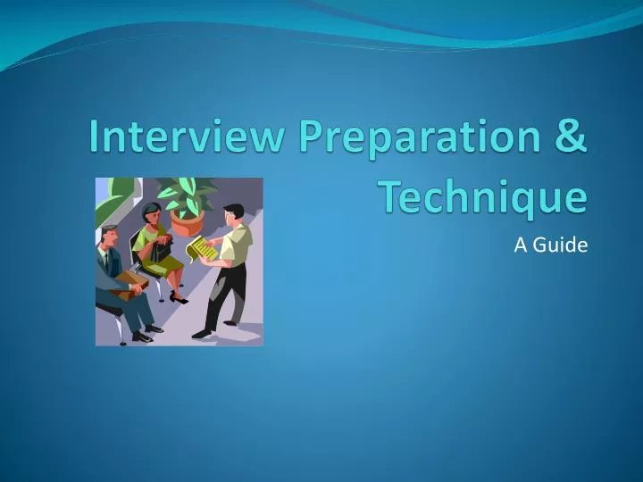 interview preparation technique