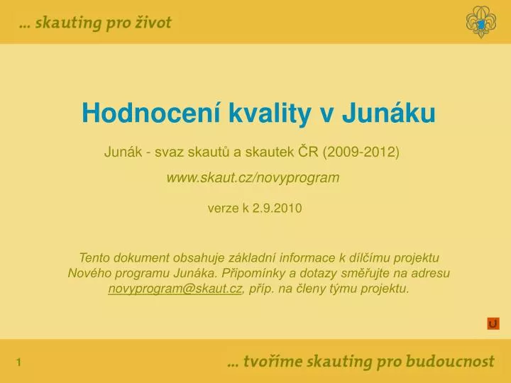 hodnocen kvality v jun ku