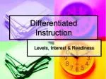 Differentiated Instruction - slide 1