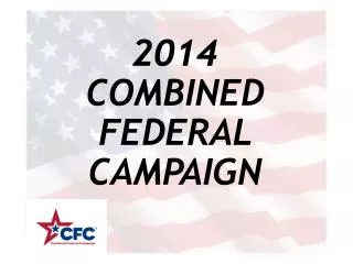 2014 COMBINED FEDERAL CAMPAIGN