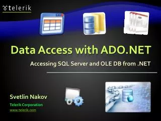 Data Access with ADO.NET