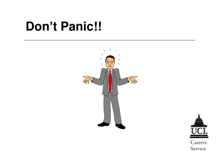 don t panic