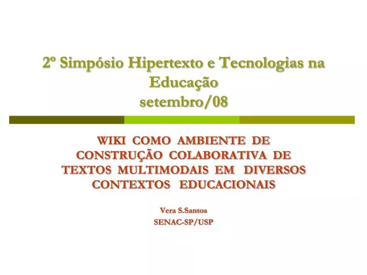 2 simp sio hipertexto e tecnologias na educa o setembro 08