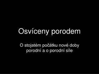 osv ceny porodem