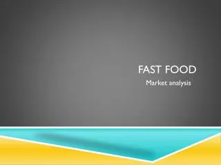 fast food