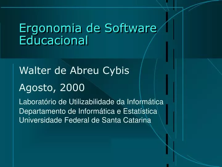 ergonomia de software educacional