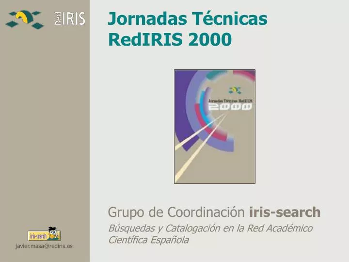 jornadas t cnicas rediris 2000