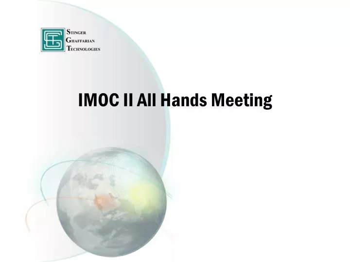 imoc ii all hands meeting