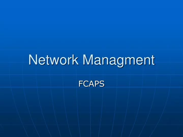 network managment