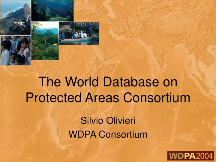 the world database on protected areas consortium