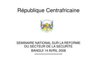 r publique centrafricaine