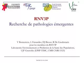 rnv3p recherche de pathologies mergentes