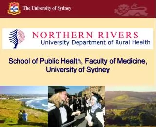 School of Public Health, Faculty of Medicine, University of Sydney