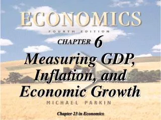 CHAPTER 6 Measuring GDP, Inflation, and Economic Growth