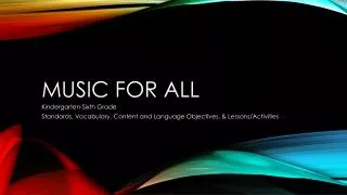 Music for All