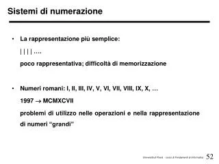 sistemi di numerazione