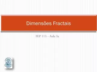 dimens es fractais