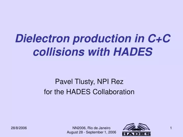 dielectron production in c c collisions with hades