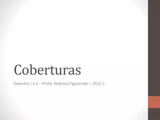 coberturas