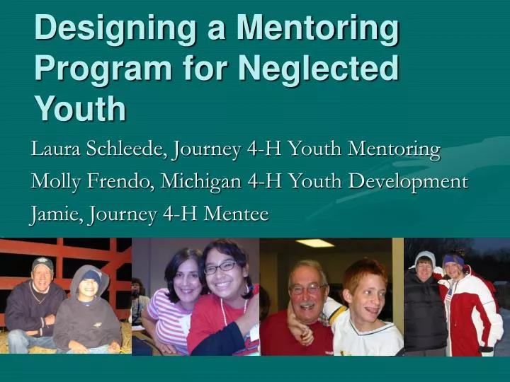 designing a mentoring program for neglected youth