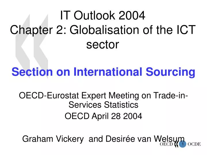 it outlook 2004 chapter 2 globalisation of the ict sector