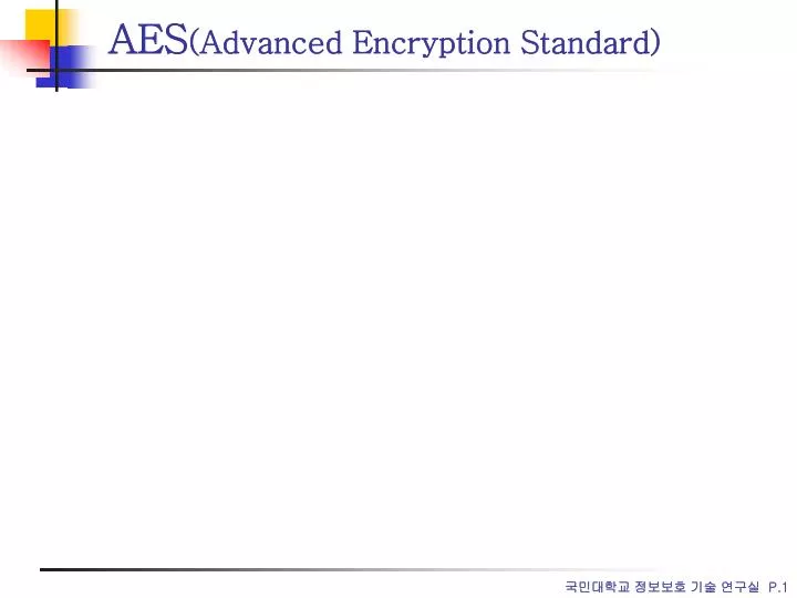 aes advanced encryption standard