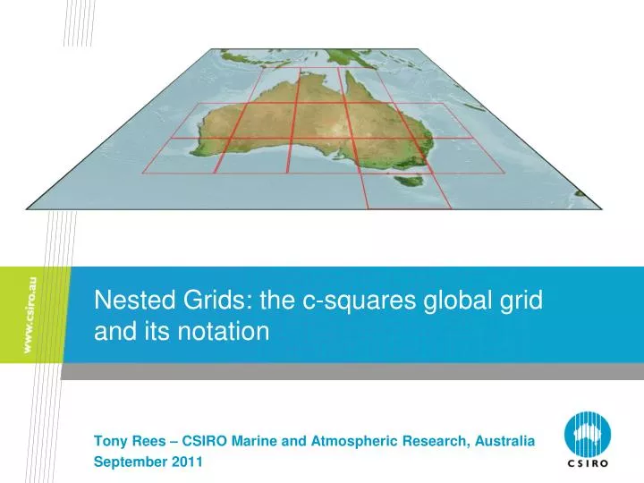 nested grids the c squares global grid and its notation