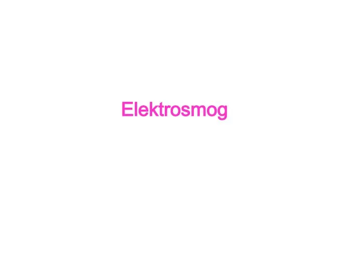 elektrosmog