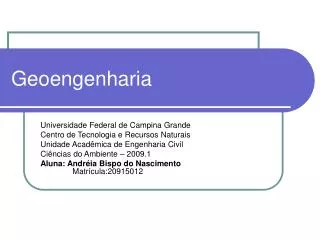 geoengenharia