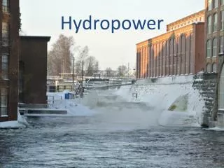 Hydropower