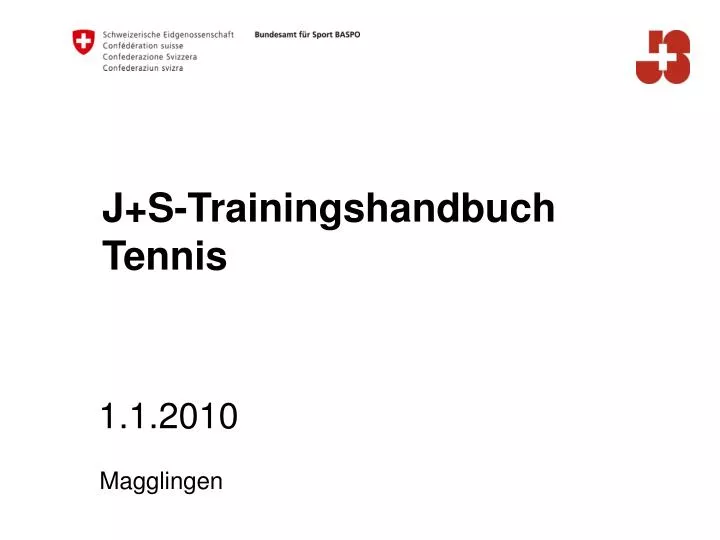 j s trainingshandbuch tennis