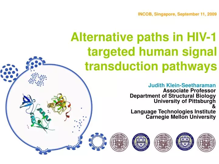 alternative paths in hiv 1 targeted human signal transduction pathways