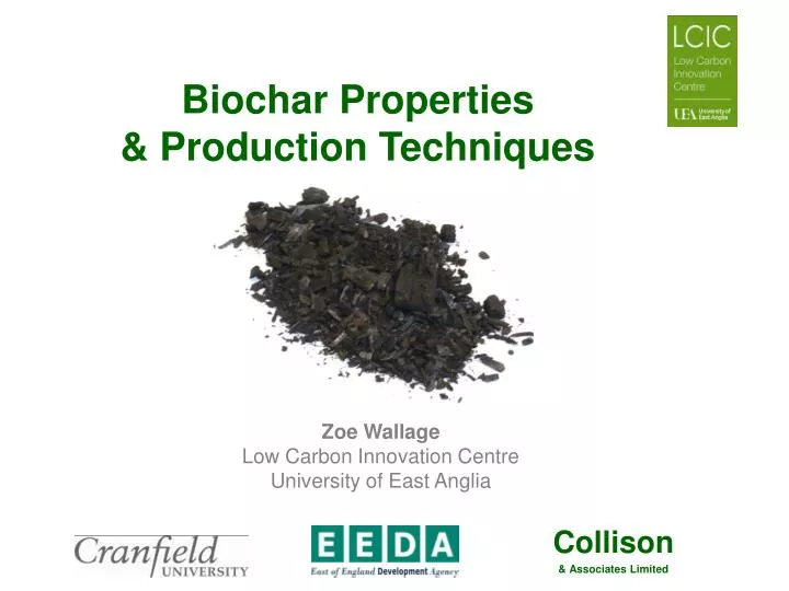 biochar properties production techniques