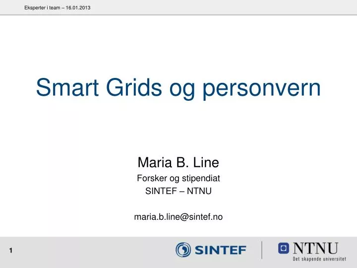 smart grids og personvern