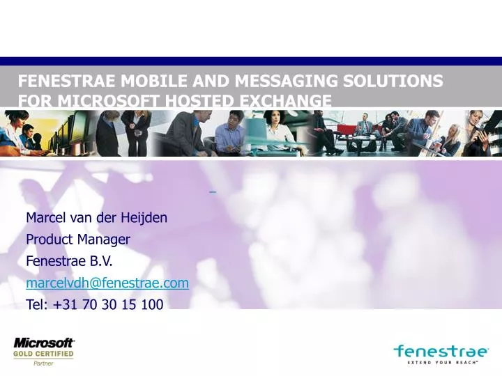 fenestrae mobile and messaging solutions for microsoft hosted exchange