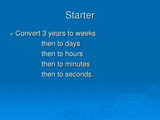starter