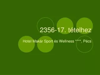 2356 17 t telhez