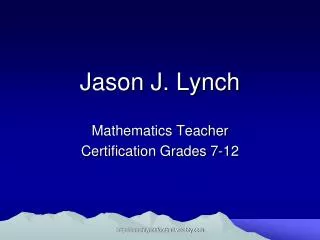 Jason J. Lynch