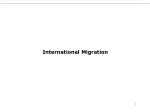 International Migration - slide 1