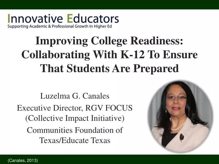 improving college readiness collaborating with k 12 to ensure that students are prepared