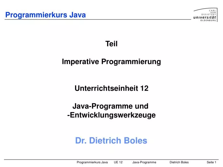 programmierkurs java