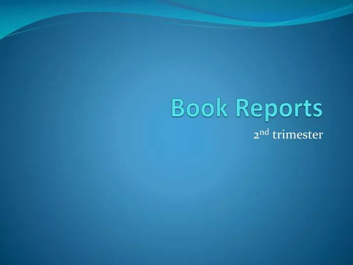 book reports