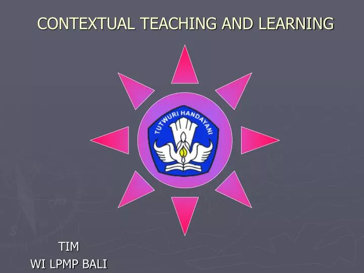 contextual teaching and learning