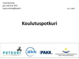 koulutuspotkuri