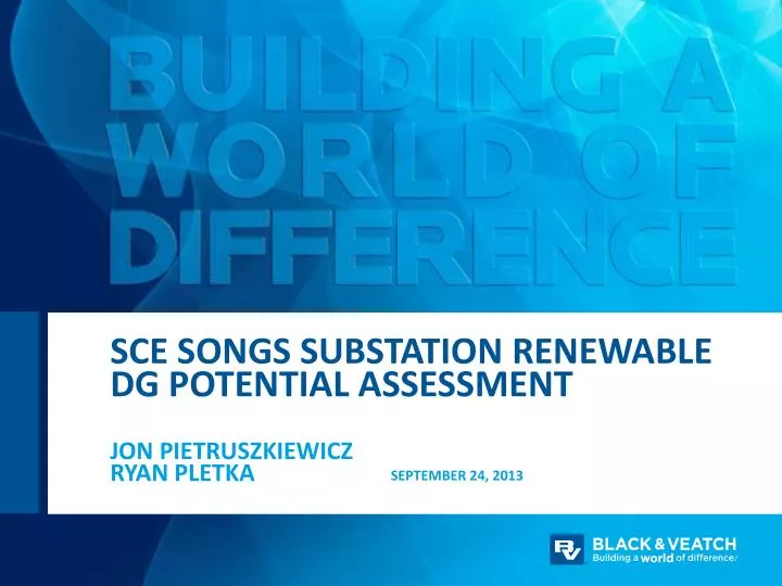 sce songs substation renewable dg potential assessment