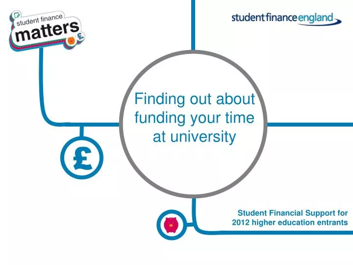 student financial support for 2012 higher education entrants