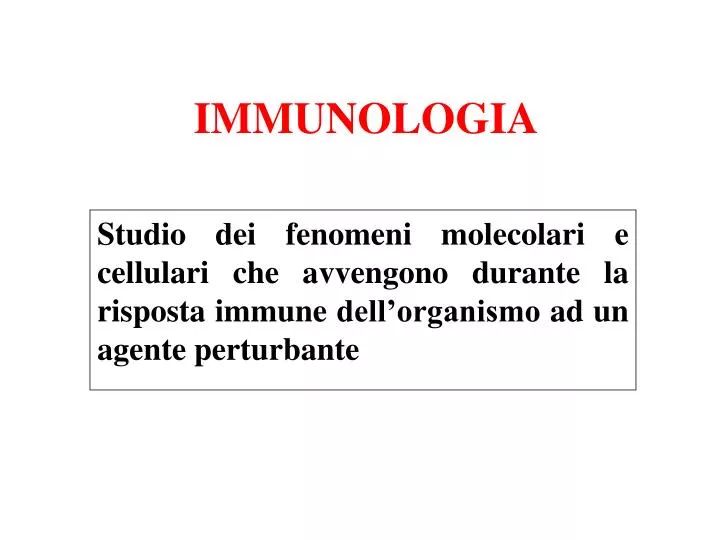 immunologia