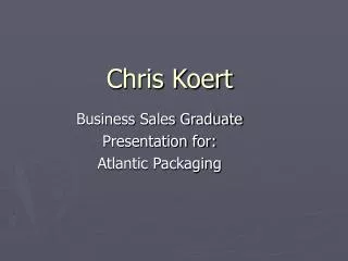 Chris Koert